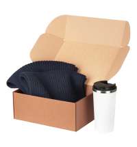 Подарочный набор Forges, синий (шарф, термокружка)