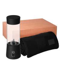 Подарочный набор Felice, Cella, черный (плед, блендер)