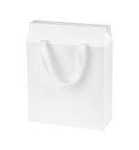 Подарочная коробка-пакет универсальная большая, белая, 295х115х372 мм