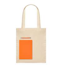 Подарочный набор Lite, оранжевый (шоппер, ежедневник, ручка)