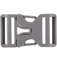 Застежка-пряжка Fibbia, серая