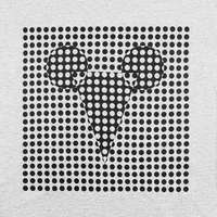 Футболка женская Optical Mouse, серый меланж