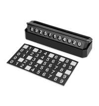 Табличка «Tempark» с номером телефона для временной парковки