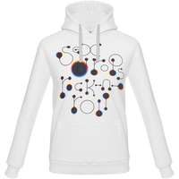 Толстовка с капюшоном No drugs, белая
