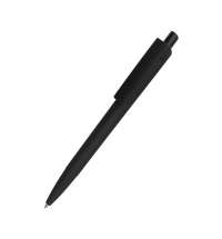 Ручка пластиковая Agata софт-тач, чёрная