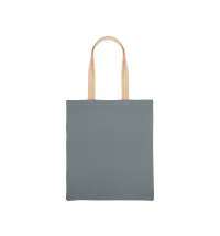 Сумка для шопинга «Twin» двухцветная из хлопка, 180 г/м2