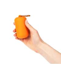 Охлаждающее полотенце Narvik в силиконовом чехле, оранжевое