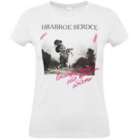 Футболка женская &laquo;Храброе сердце&raquo;, белая
