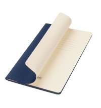 Блокнот Alpha slim, синий