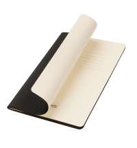 Блокнот Alpha slim, черный