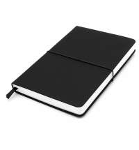 Блокнот A5 Veles в твёрдом переплёте, чёрный