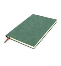 Блокнот A5 Donnie в мягком переплёте c карманом для ручки, тёмно-зелёный