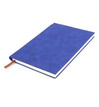 Блокнот A5 Donnie в мягком переплёте c карманом для ручки, синий