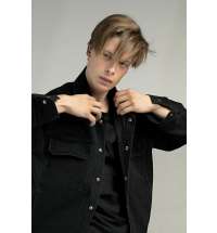 Куртка джинсовая O2, черная