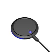 Беспроводное зарядное устройство Pebble 15W, черный