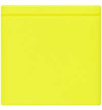 Лейбл из ПВХ Kare, желтый неон