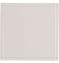 Лейбл из ПВХ Dzeta, L, белый