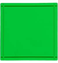 Лейбл из ПВХ Dzeta, L, зеленый неон