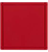 Лейбл из ПВХ Dzeta, L, красный