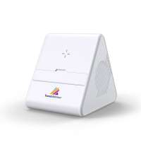 Колонка Dorn с беспроводной зарядкой, белый