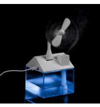 Настольный увлажнитель Arioso с вентилятором и лампой, белый