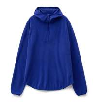 Анорак флисовый унисекс Fliska, ярко-синий