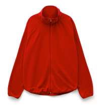 Куртка флисовая унисекс Fliska, красная