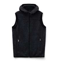 Жилет с капюшоном унисекс Gotland, черный