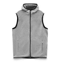 Жилет с капюшоном унисекс Gotland, серый