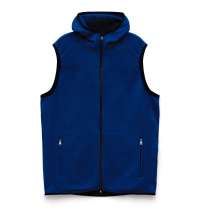Жилет с капюшоном унисекс Gotland, синий