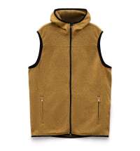 Жилет с капюшоном унисекс Gotland, горчичный