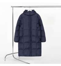 Пуховик унисекс Kapsula, темно-синий