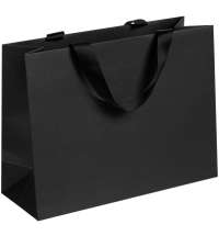 Пакет бумажный Manilla M, черный