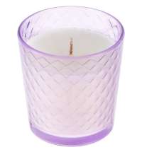 Свеча ароматическая Ristoro, сиреневая, амбра и специи