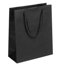 Пакет бумажный Vid M, черный