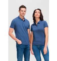 Рубашка поло мужская Perfect Men синий джинс