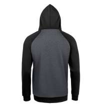 Толстовка унисекс Seattle, темный меланж с черным