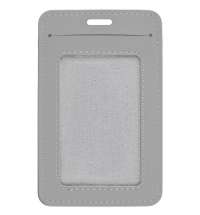 Чехол для пропуска Shall Simple, серый