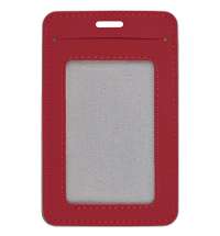 Чехол для пропуска Shall Simple, красный