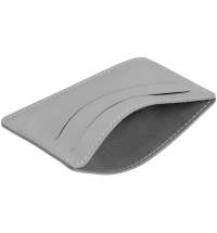 Чехол для карточек Shall Simple, серый