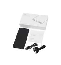 Внешний аккумулятор с подсветкой логотипа «Faros», soft-touch, 4000 mAh