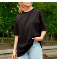 Футболка унисекс RUST, 100% хлопок, 240 гр., черная, размер L