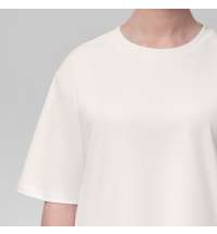 Футболка унисекс RUST, 100% хлопок, 240 гр., белая (теплого оттенка), размер S