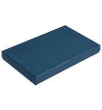 Коробка In Form с ложементом под ежедневник, флешку, ручку, ver. 2, синяя