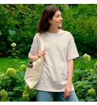 Футболка унисекс RUST, 100% хлопок, 240 гр., белая (теплого оттенка), размер L