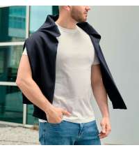 Футболка унисекс RUST, 100% хлопок, 240 гр., белая (теплого оттенка), размер L