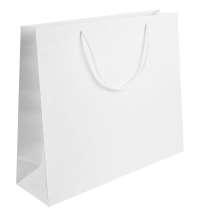 Пакет бумажный Plat L, белый