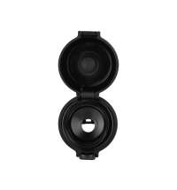 Вакуумная термокружка c кнопкой «Guard», soft-touch, 400 мл, тубус