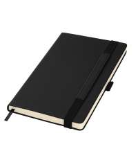 Ежедневник Alpha недатированный, черный/черный