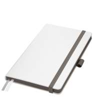 Ежедневник Arctic недатированный, белый/темно-серый